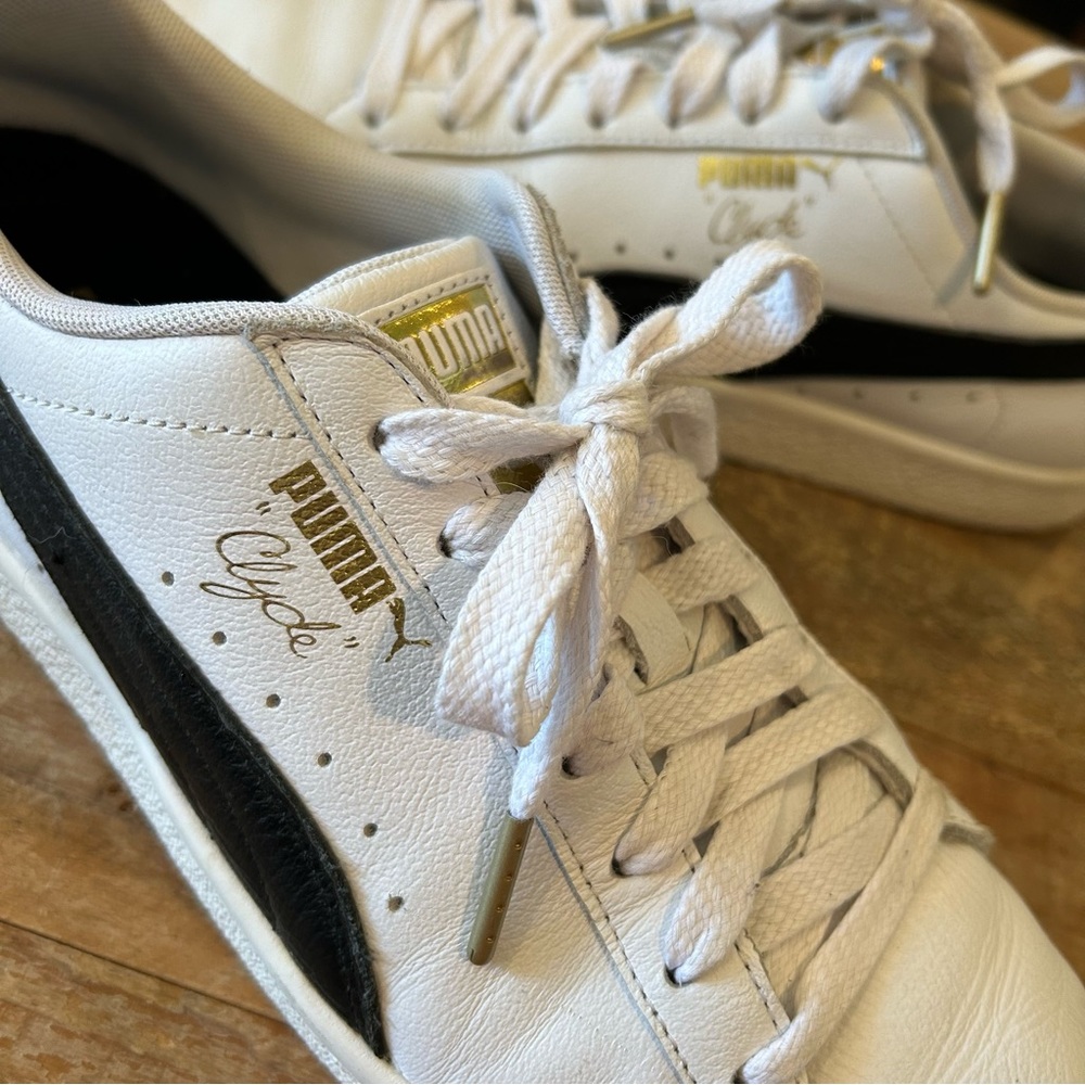 Puma ‘Clyde’ Gold Foil Sneaker